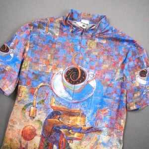 Vintage SUGOI Coffee Aztec Geometric Men's Cycling Jersey Art Short Sleeve XL